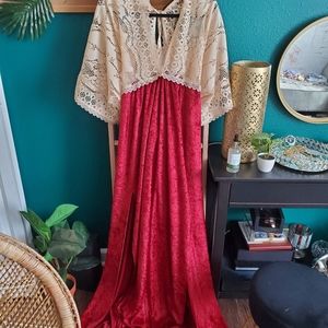 Custom made dress for photoshoot